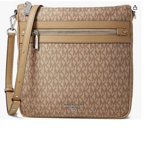 Michael Kors Jet Set Charm Large North/South Crossbody Camel One Size